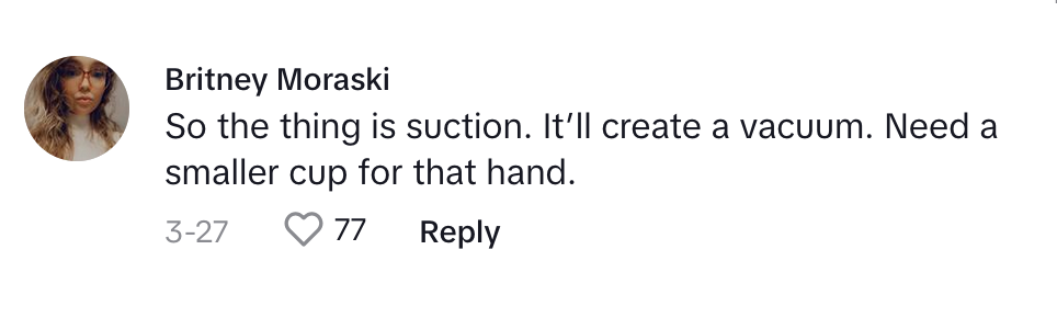 TikTok comment